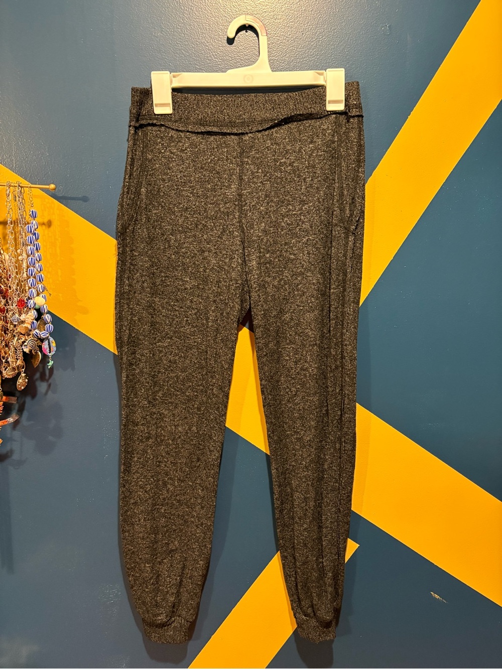 Anthropologie Saturday Sunday Heather Gray Jogger Lounge Pants EUC
